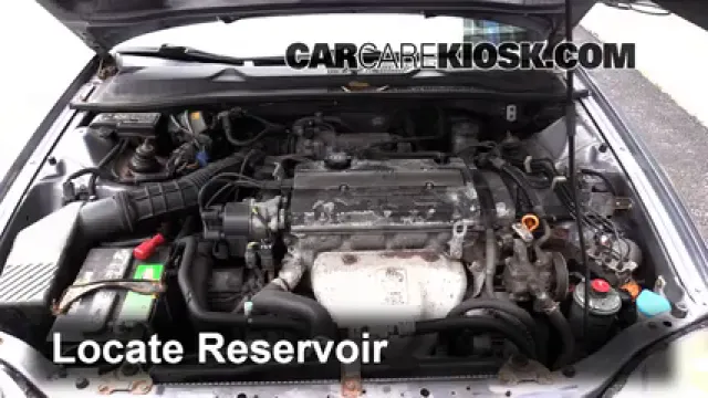 2000 Honda Prelude 2.2L 4 Cyl. Liquide essuie-glace Ajouter du liquide